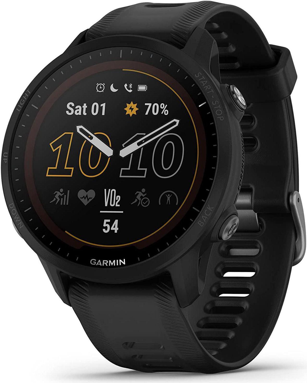 Alt view image 7 of 20 - Garmin Forerunner 955 Solar, Black | Smart Watch 010-02638-00