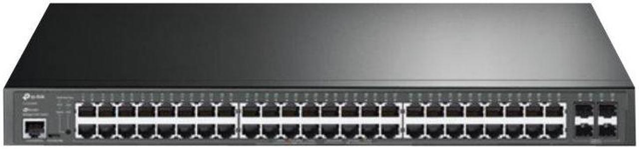 TP-Link TL-SG3452P | 48 Port Gigabit L2+ Managed PoE Switch | 48 PoE+ Port @384W, 4 x SFP Slots | PoE Auto Recovery | Omada SDN Integrated | IPv6 | Static Routing | 5 Year Manufacturer Warranty