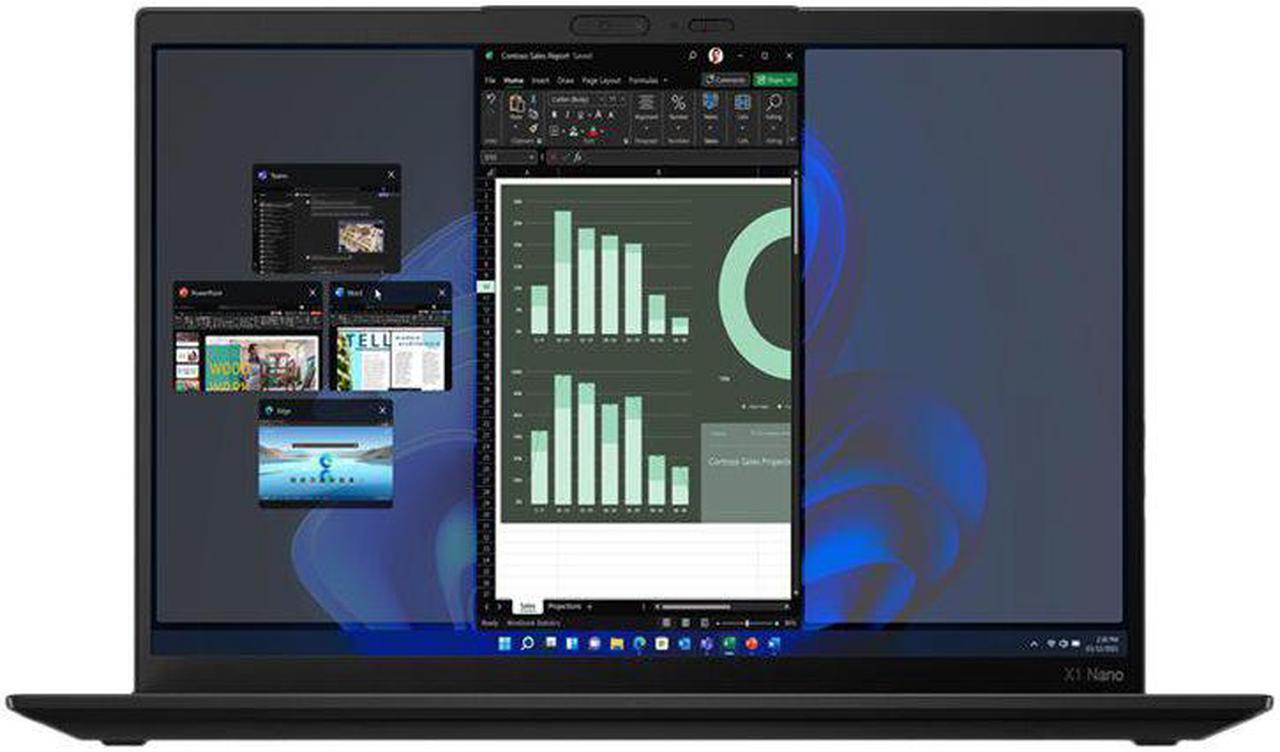 Alt view image 6 of 11 - Lenovo ThinkPad X1 Nano Gen 2 21E80031US 13" Notebook - 2K - 2160 x 1350 - Intel Core i5 12th Gen i5-1240P Dodeca-core (12 Core) - 16 GB Total RAM - 16 GB On-board Memory - 256 GB SSD - Black Pai
