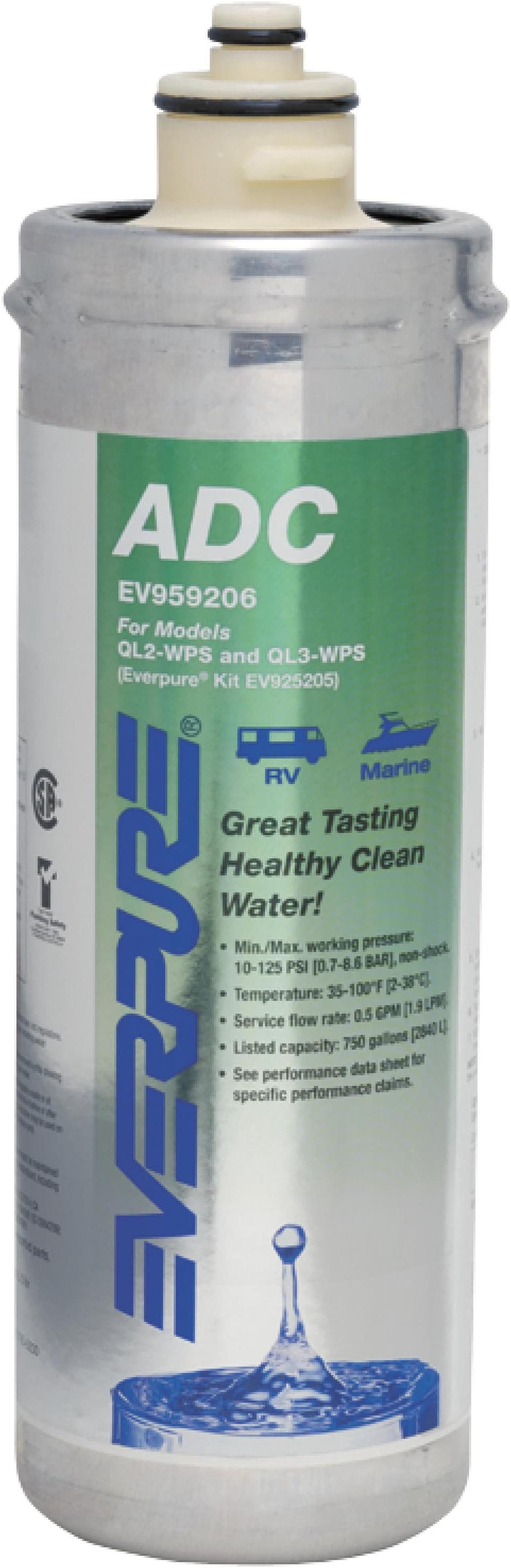 Alt view image 3 of 5 - pentair everpure ev959201 adc quick change cartridge