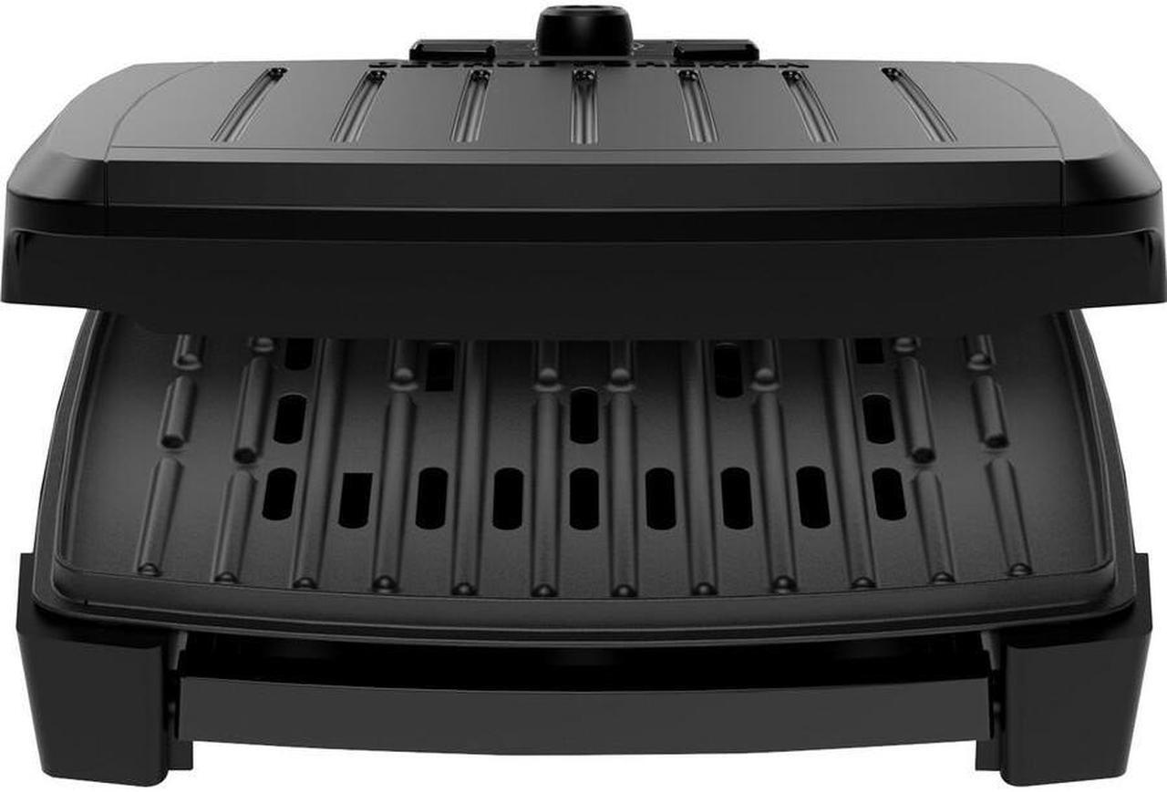 Alt view image 2 of 5 - George Foreman GRECV075B Black Contact Submersible Grill - 75 Inch With Black Plates
