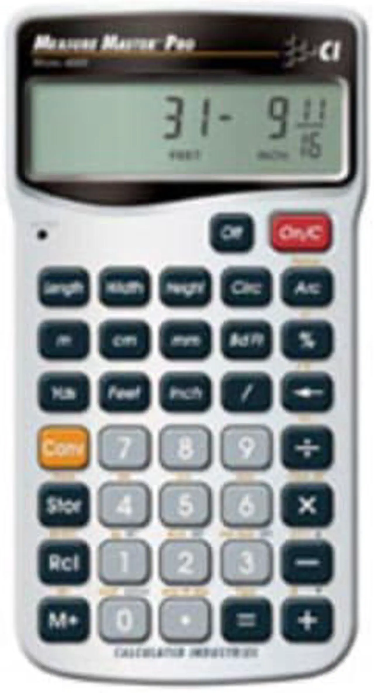Alt view image 13 of 20 - Calculator,Construction,5.5x0.5x2.9 CALCULATED INDUSTRIES 4020