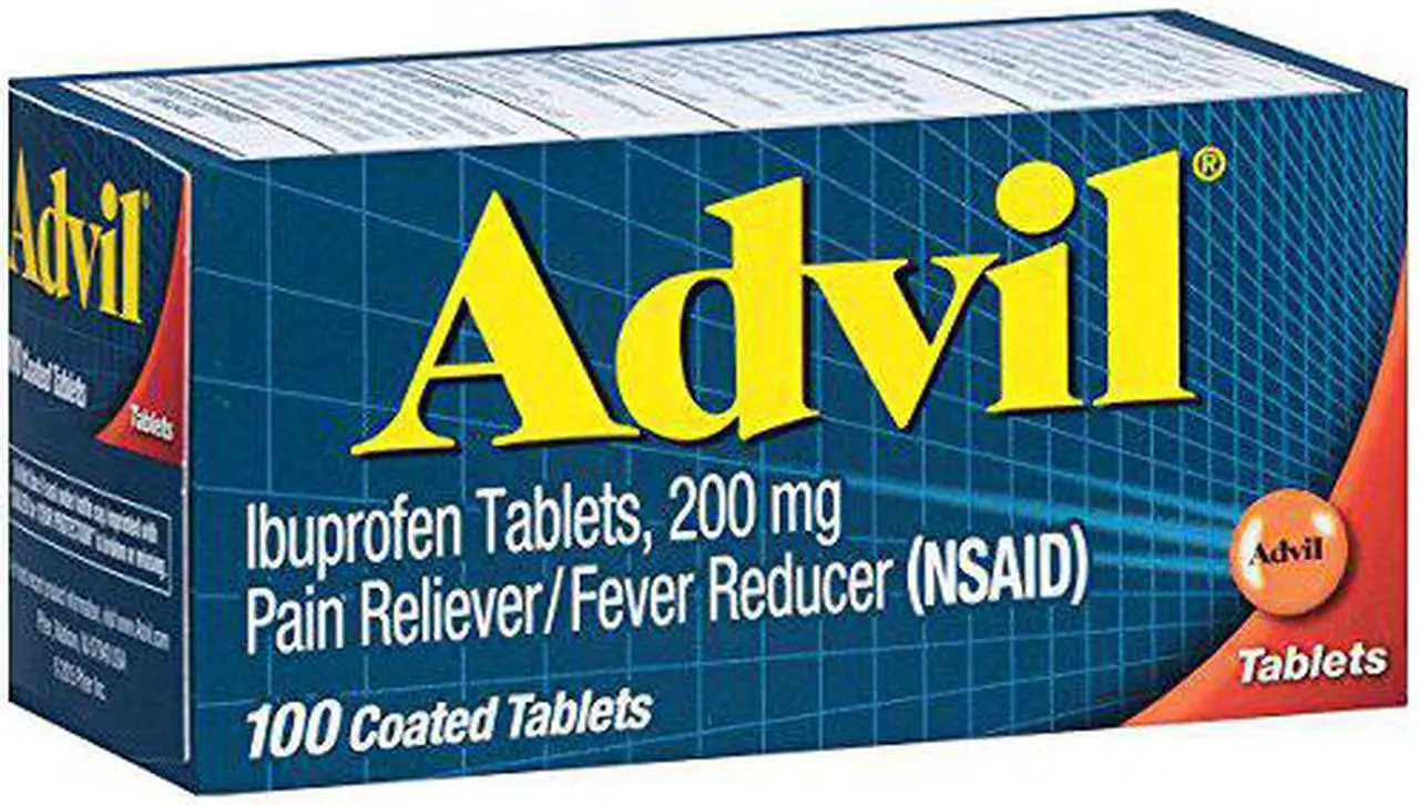 Alt view image 5 of 9 - advil 100 count pain reliever / fever reducer coated tablet, 200mg ibuprofen, temporary pain relief