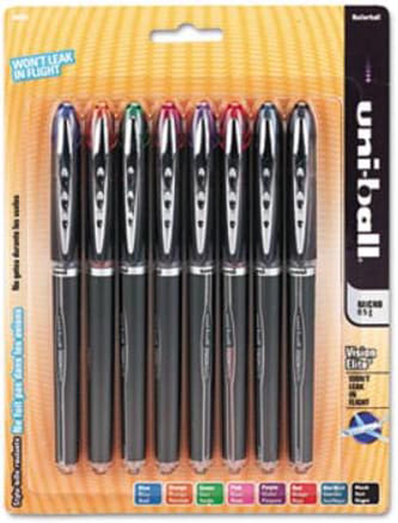 Alt view image 5 of 5 - uni-ball VISION ELITE Stick Roller Ball Pen ,PEN,RBALL,MICRO, 8/ST,AST
