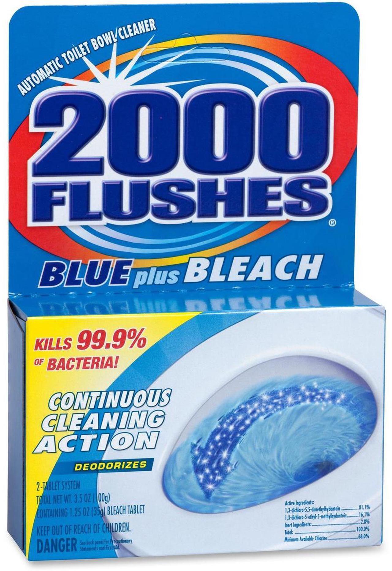 Alt view image 7 of 13 - WD-40 2000 Flushes Toilet Bowl with Bleach & Blue Detergent 1 EA