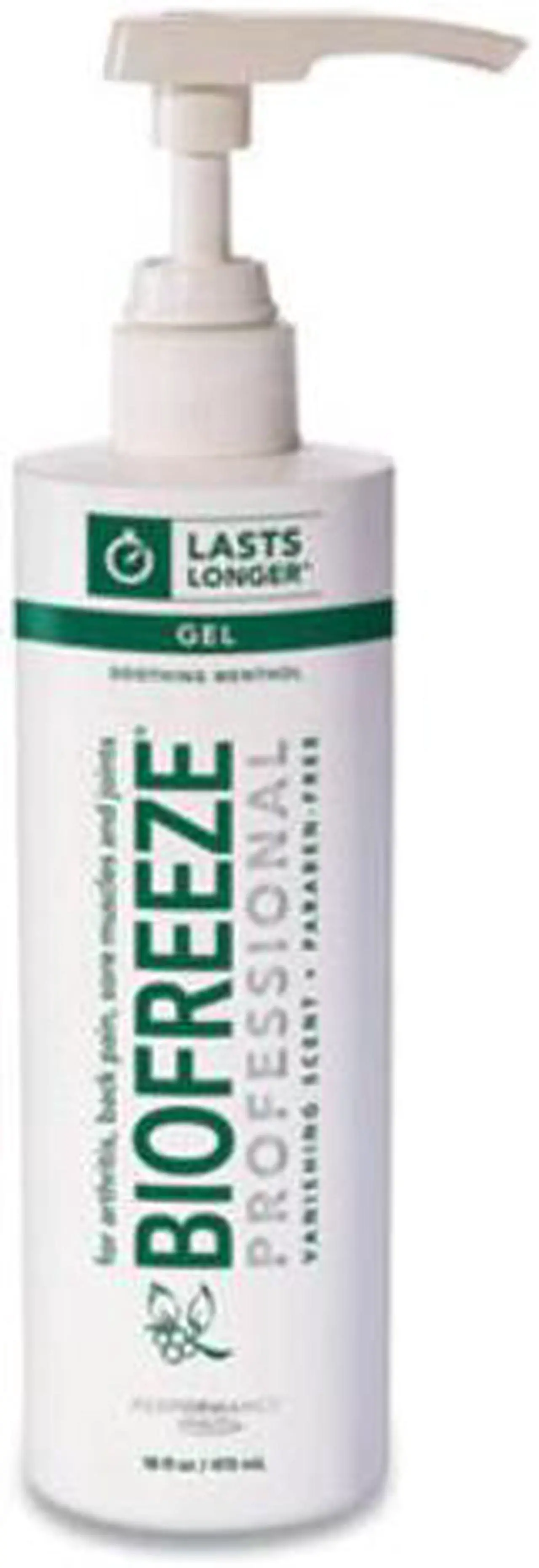 Alt view image 3 of 3 - PROFESSIONAL GREEN TOPICAL ANALGESIC PAIN RELIEVER GEL, 16 OZ PUMP