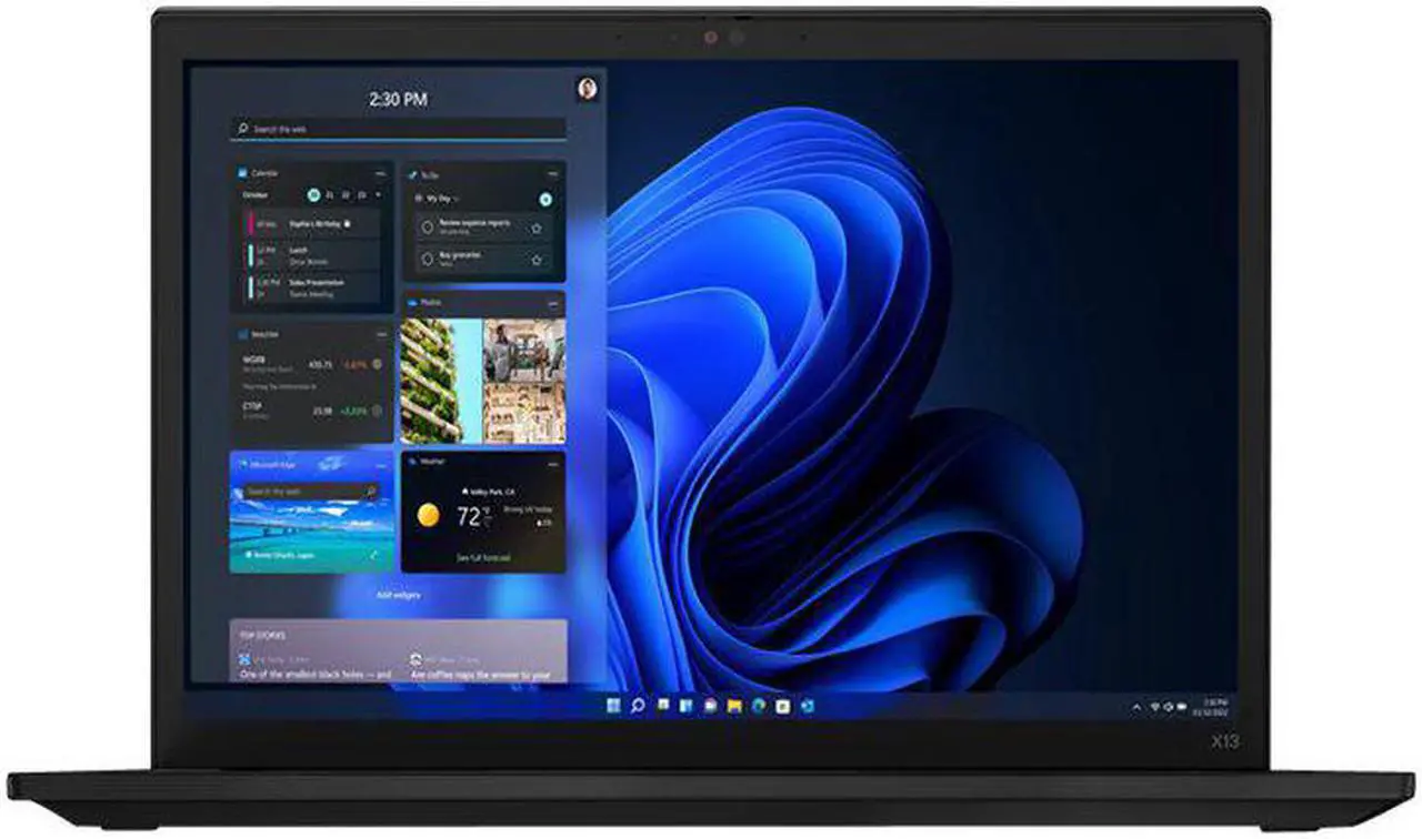 Alt view image 9 of 12 - Lenovo ThinkPad X13 Gen 3 21CM0026US 13.3" Touchscreen Notebook - WUXGA - 1920 x 1200 - AMD Ryzen 7 PRO 6850U Octa-core (8 Core) 2.70 GHz - 16 GB Total RAM - 16 GB On-board Memory - 512 GB SSD -