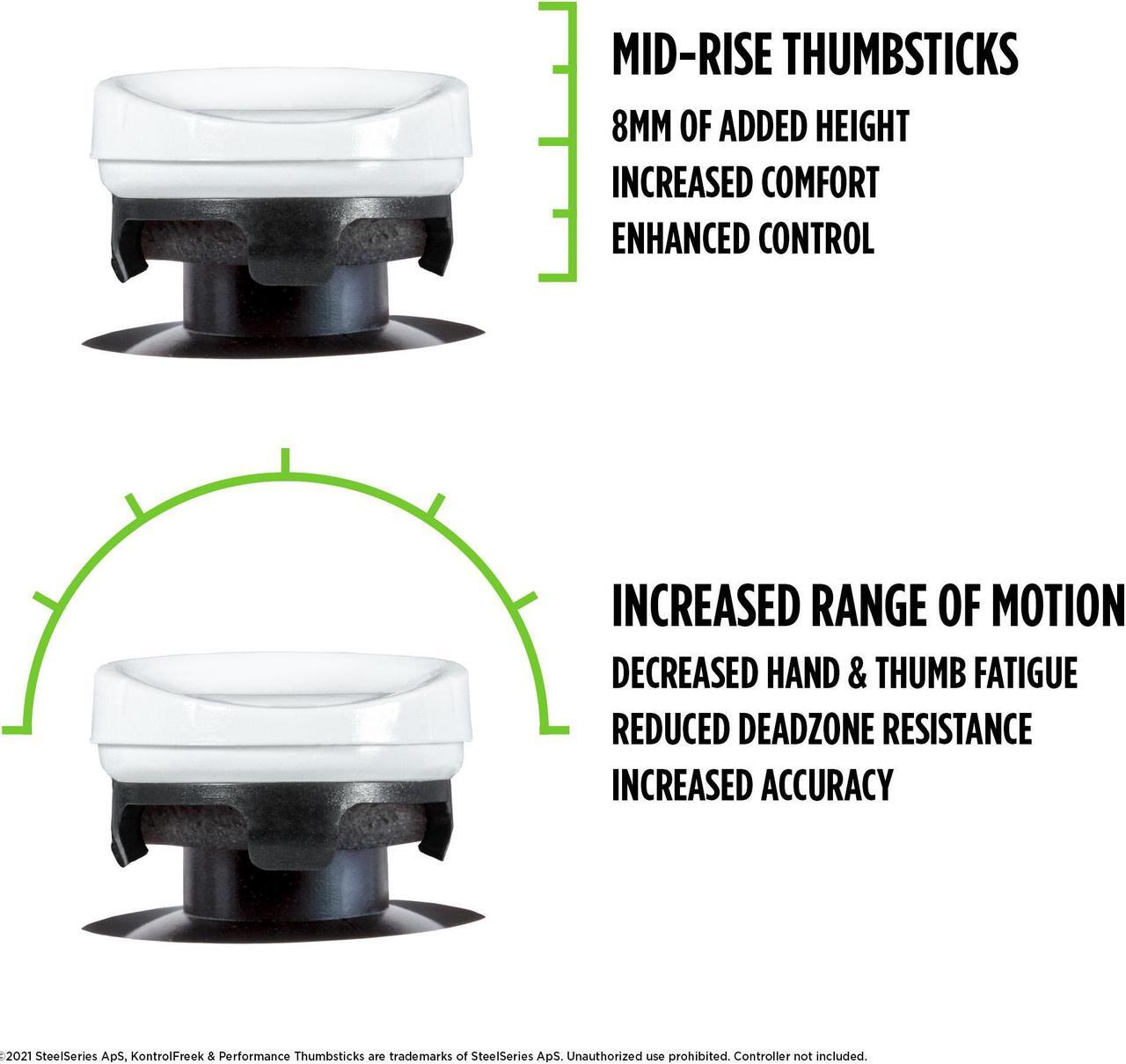Alt view image 2 of 2 - KontrolFreek CQC Rush for PS4 and PS5 Controller White WH8699PS5