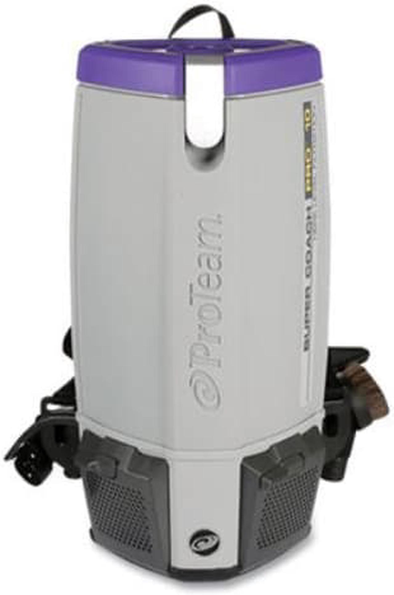 Alt view image 4 of 6 - ProTeam PTE107303  ProTeam Super Coach Pro 10, 10 Qt. Backpack Vacuum with Xover Multi-Surface and Telescoping Wand Tool Kit