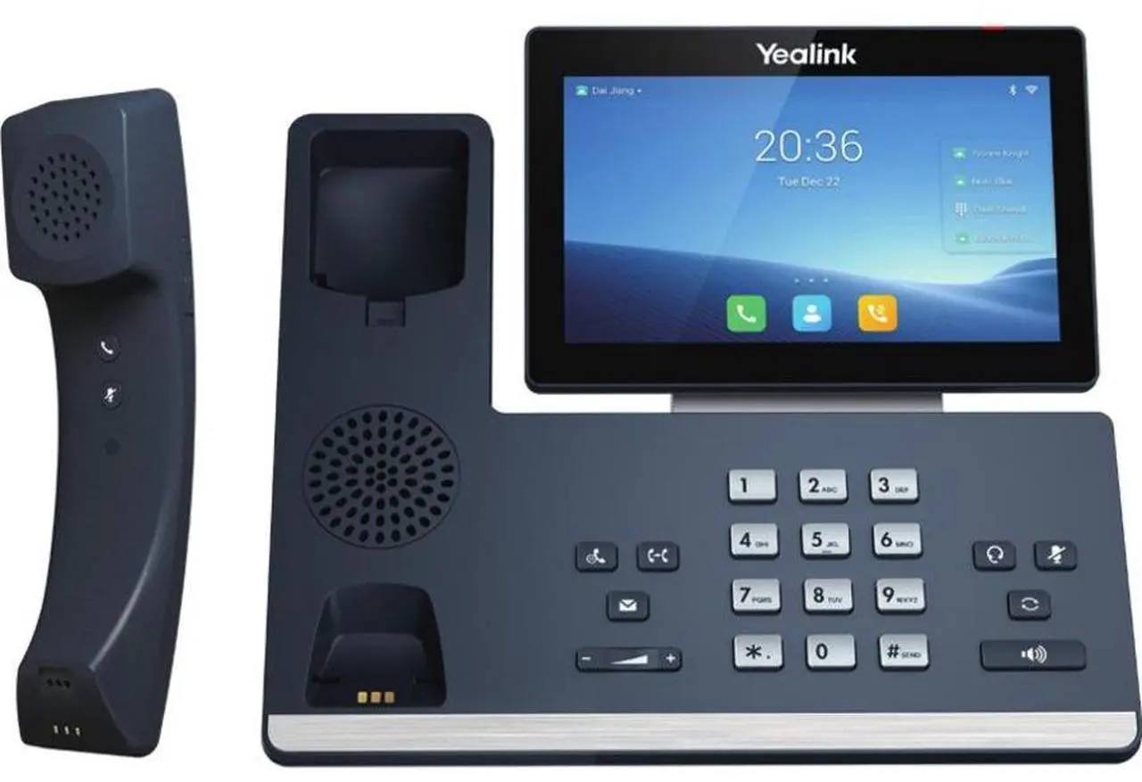 Alt view image 5 of 11 - Yealink T58W Pro Smart Business Phone Android 9 with Bluetooth Wireless Handset