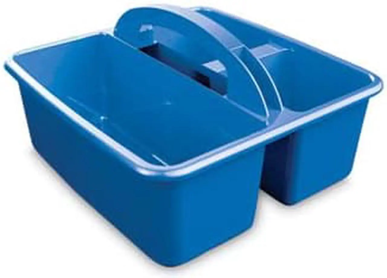 Alt view image 3 of 11 - Deflecto Antimicrobial Creativty Storage Caddy Blue 39505BLU