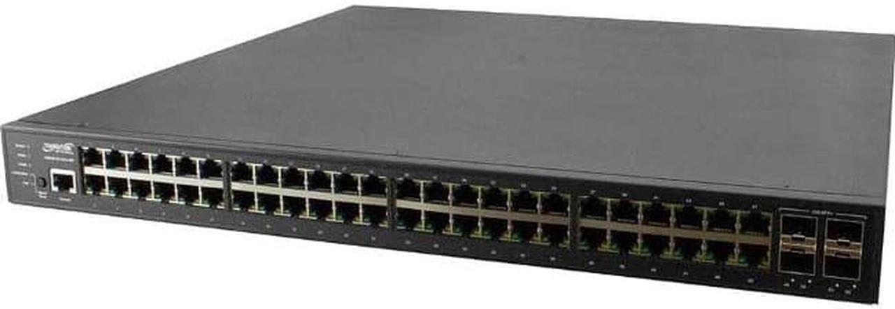 Alt view image 4 of 6 - Transition Networks Managed Gigabit Ethernet PoE+ Switch