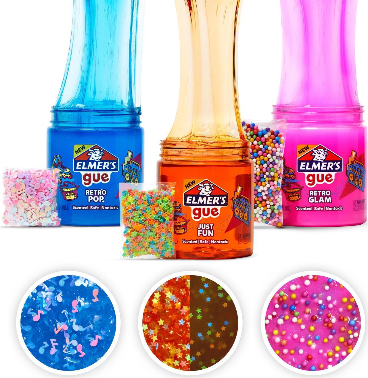 Alt view image 2 of 2 - Elmer's Gue Premade Retro Flash Slime Kit 24 oz Assorted Colors 2122911