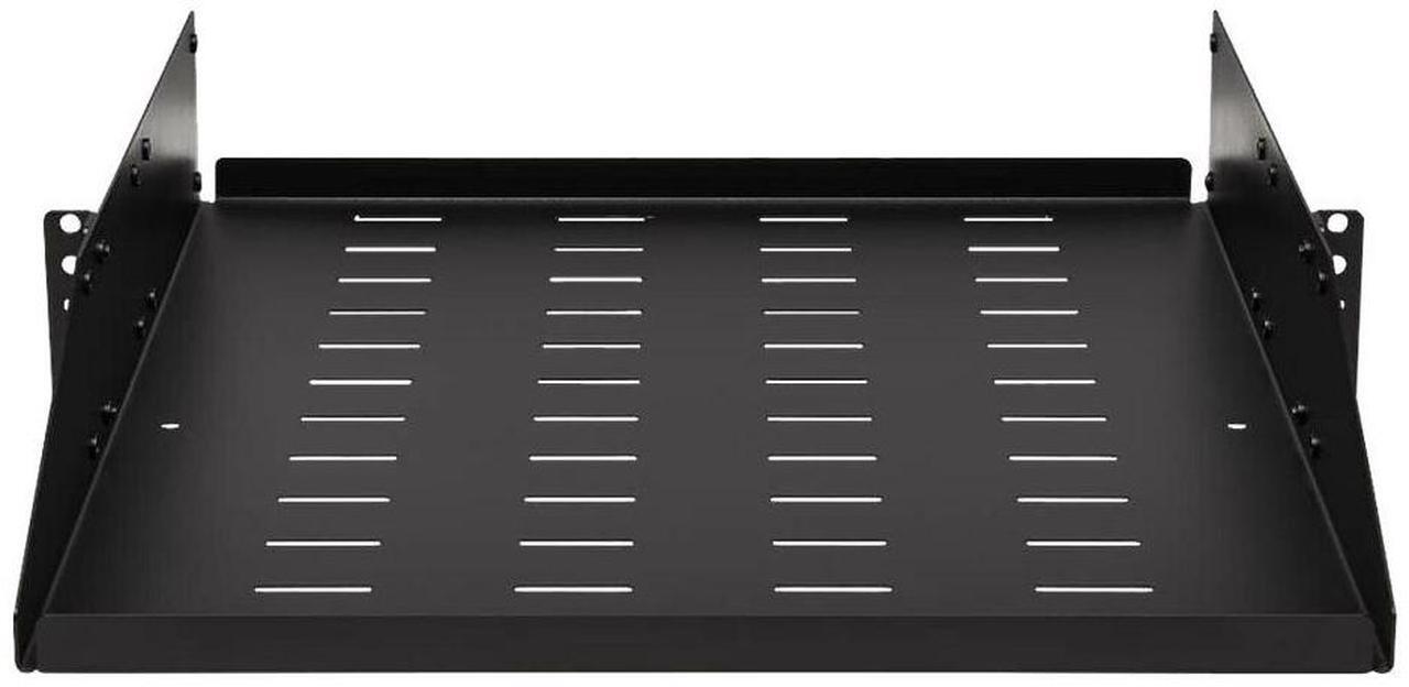 Alt view image 2 of 10 - Tripp Lite 2U SmartRack Universal-Mount Steel Vented Rack Shelf SRSHELF2PUNIV