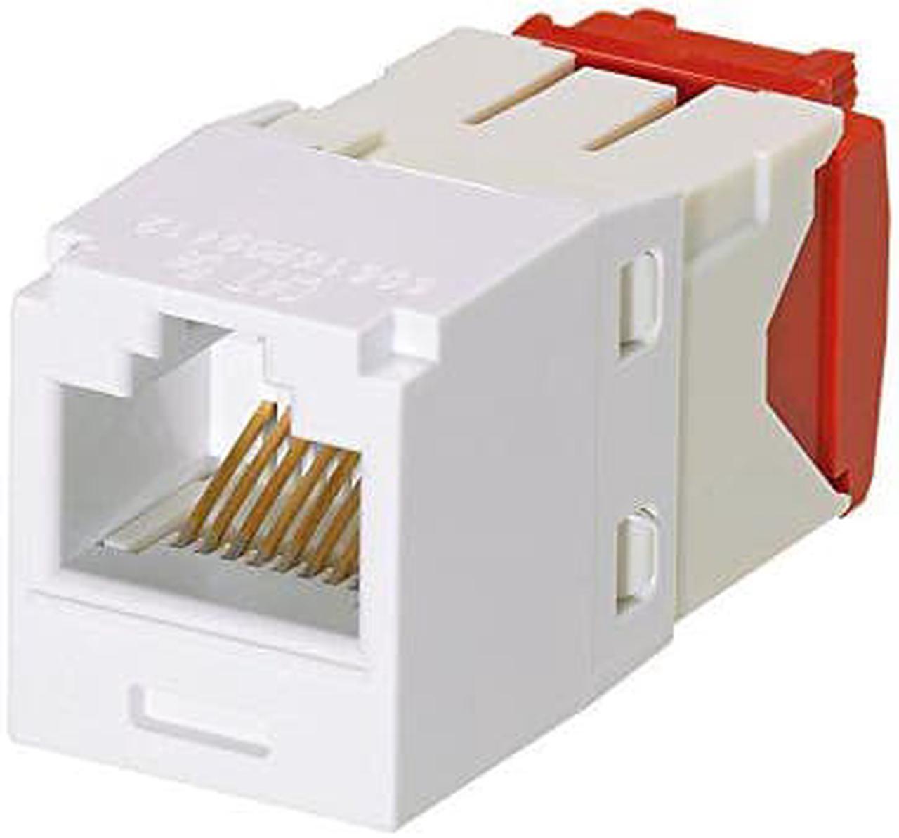 Alt view image 5 of 5 - Panduit Mini-Com CJ5E88TGWH-24 UTP Cat.5e Network Connector CJ5E88TGWH24
