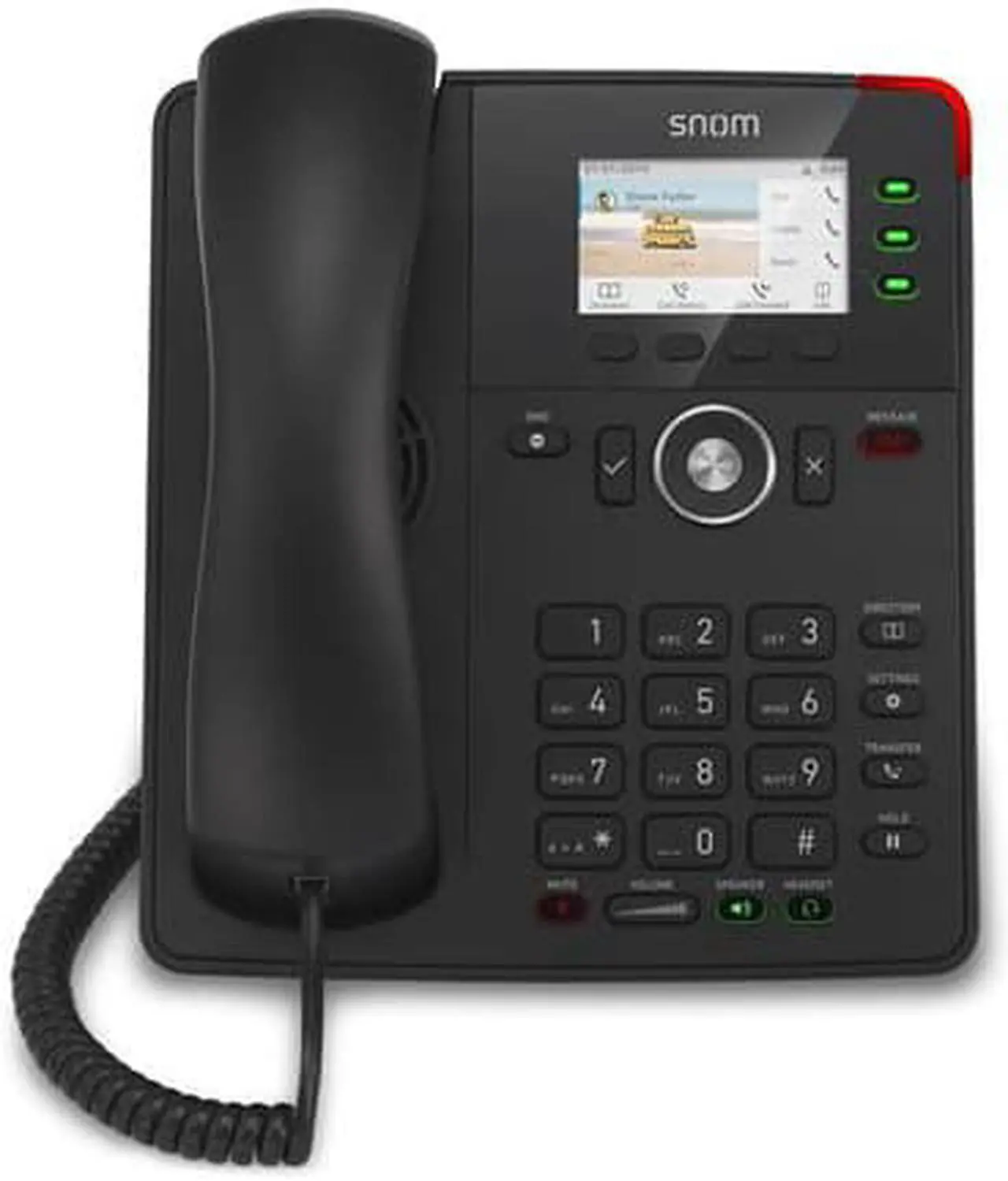 Alt view image 5 of 12 - snom d717 sip phone