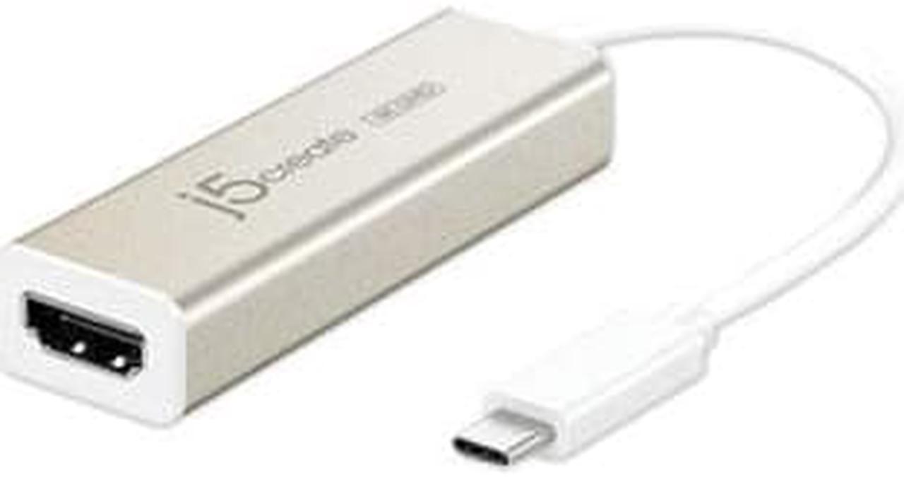 Alt view image 7 of 14 - USB C to HDMI Adapter Cable by j5create | 4K@60Hz Type C Dongle Connects External Monitor Display, HDTV, Projector for MacBook, Chromebook, Laptops, Phones, Tablets, PC with USB-C Port