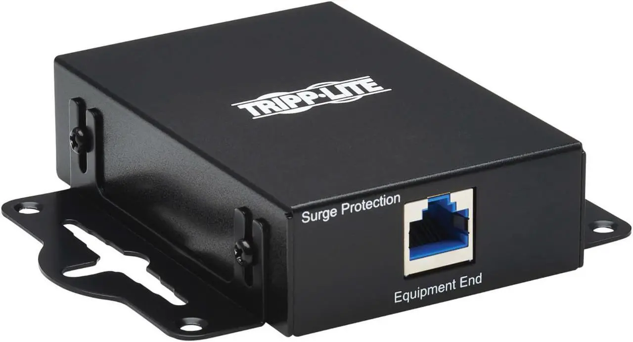 Alt view image 2 of 5 - Tripp Lite 10Gbps Cat6a/8 Metal Case In-Line Network Surge Protector B110SP10G