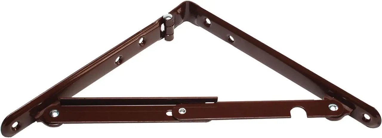 Alt view image 8 of 9 - RV DESIGNER COLLECTION H505 RV Designer H505 Folding Shelf Bracket - 8" x 8"