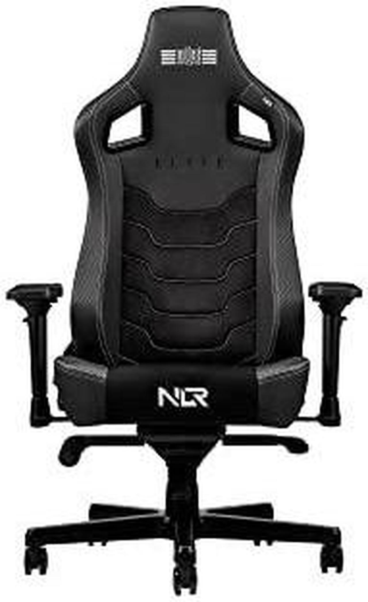 NEXT LEVEL RACING ELITE GAMING CHAIR BLACK LEATHER & SUEDE EDITION