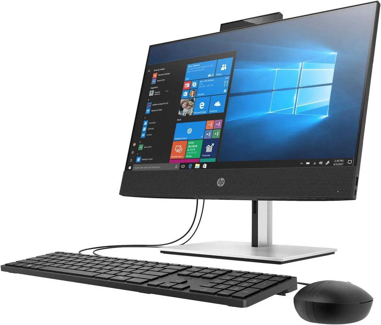Alt view image 10 of 11 - HP ProOne 600 21.5" AIO Touchscreen Computer i5-10500 8GB 256GB SSD W11P 766W1UT