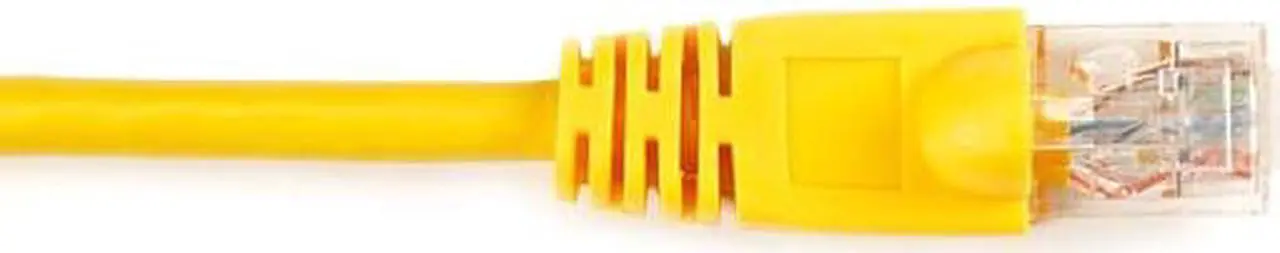 Alt view image 4 of 8 - Black Box CAT6PC-003-YL Black Box CAT6 Value Line Patch Cable, Stranded, Yellow, 3-ft. (0.9-m) - Category 6 for Network Device - Patch Cable - 3 ft - 1 x RJ-45 Male Network - 1 x RJ-45 Male