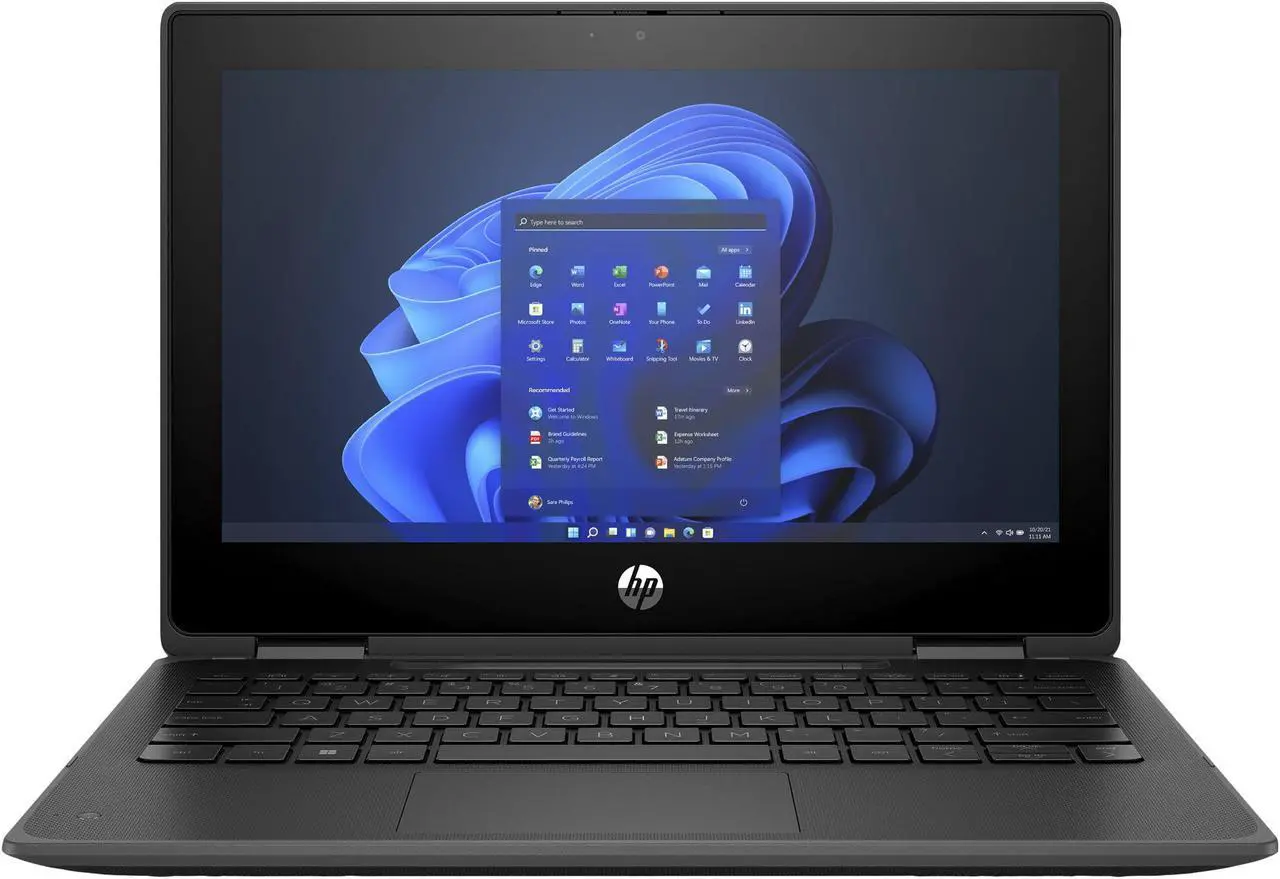 Alt view image 11 of 16 - HP Pro x360 Fortis 11.6" Touch 4GB 64GB eMMC Celeron® N4500 1.10GHz WIN11P, Black - OEM