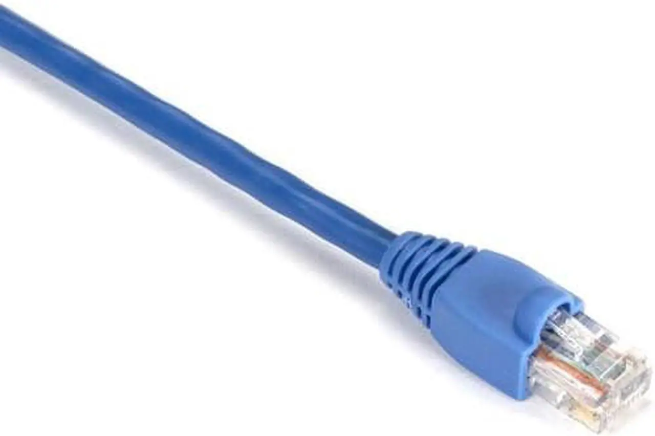 Alt view image 2 of 5 - GigaBase 350 CAT5e Patch Cable Snagless Boots Blue 10-ft. 3.0-m
