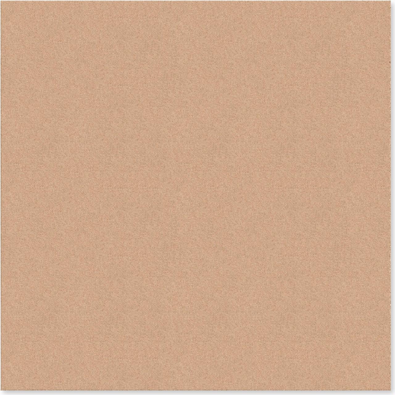 Alt view image 2 of 2 - U Brands Square Cork Bulletin Board, 14 x 14 Inches, Frameless, Natural, Push Pins Included (463U00-04), Assorted Colors
