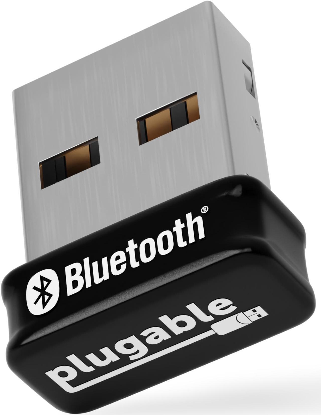 Alt view image 11 of 14 - Plugable USB to Bluetooth 5.0 Adapter for Windows, Backward Compatible, Add 7 Devices: Headphones, Speakers, Keyboard, Mouse, Printer and More (Bluetooth Certified)