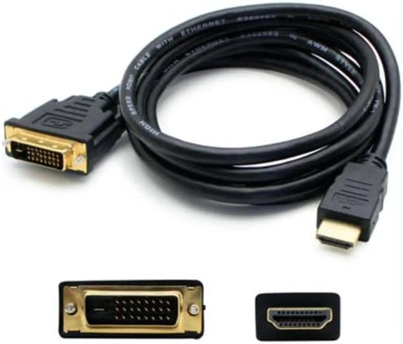 Alt view image 3 of 10 - AddOn DVI-D/HDMI Video Cable