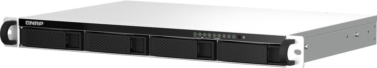 QNAP TS-464EU-8G SAN/NAS Storage System - Intel Celeron N5095 Quad-core (4 Core) 2 GHz - 4 x HDD Supported - 0 x HDD Installed - 4 x SSD Supported - 0 x SSD Installed - 8 GB RAM DDR4 SDRAM - Serial AT