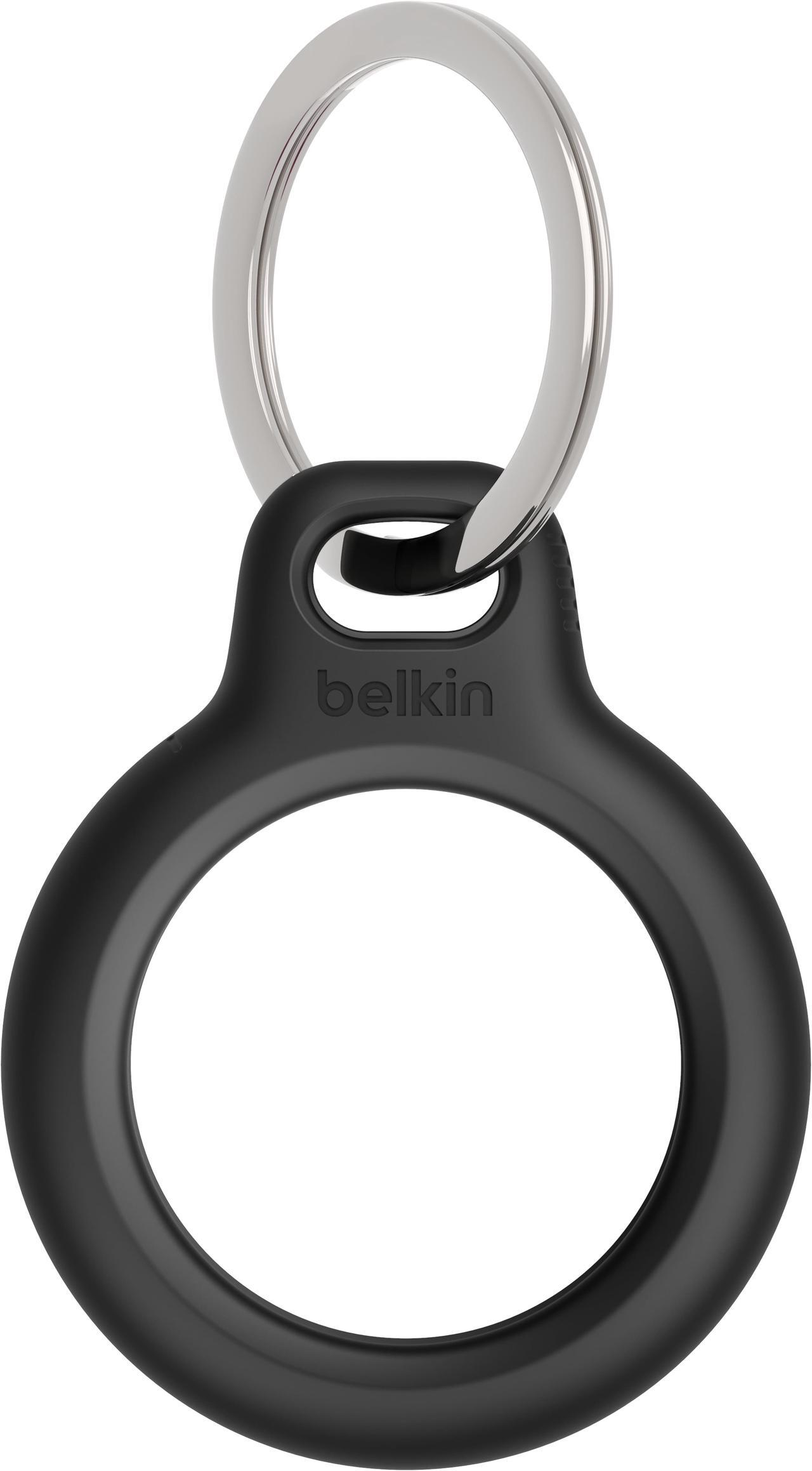Alt view image 10 of 10 - Belkin Secure Holder with Key Ring for AirTag F8W973BTBLK