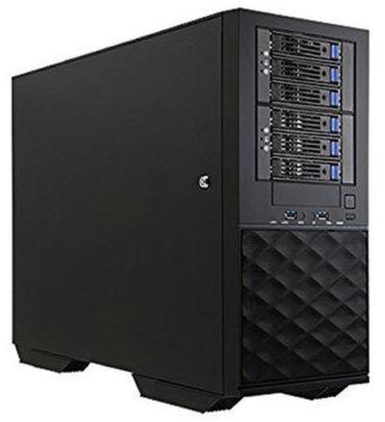 Alt view image 9 of 9 - IN WIN IW-PL052X.B3 Black Mid-Tower Server Case 4 External 5.25" Drive Bays