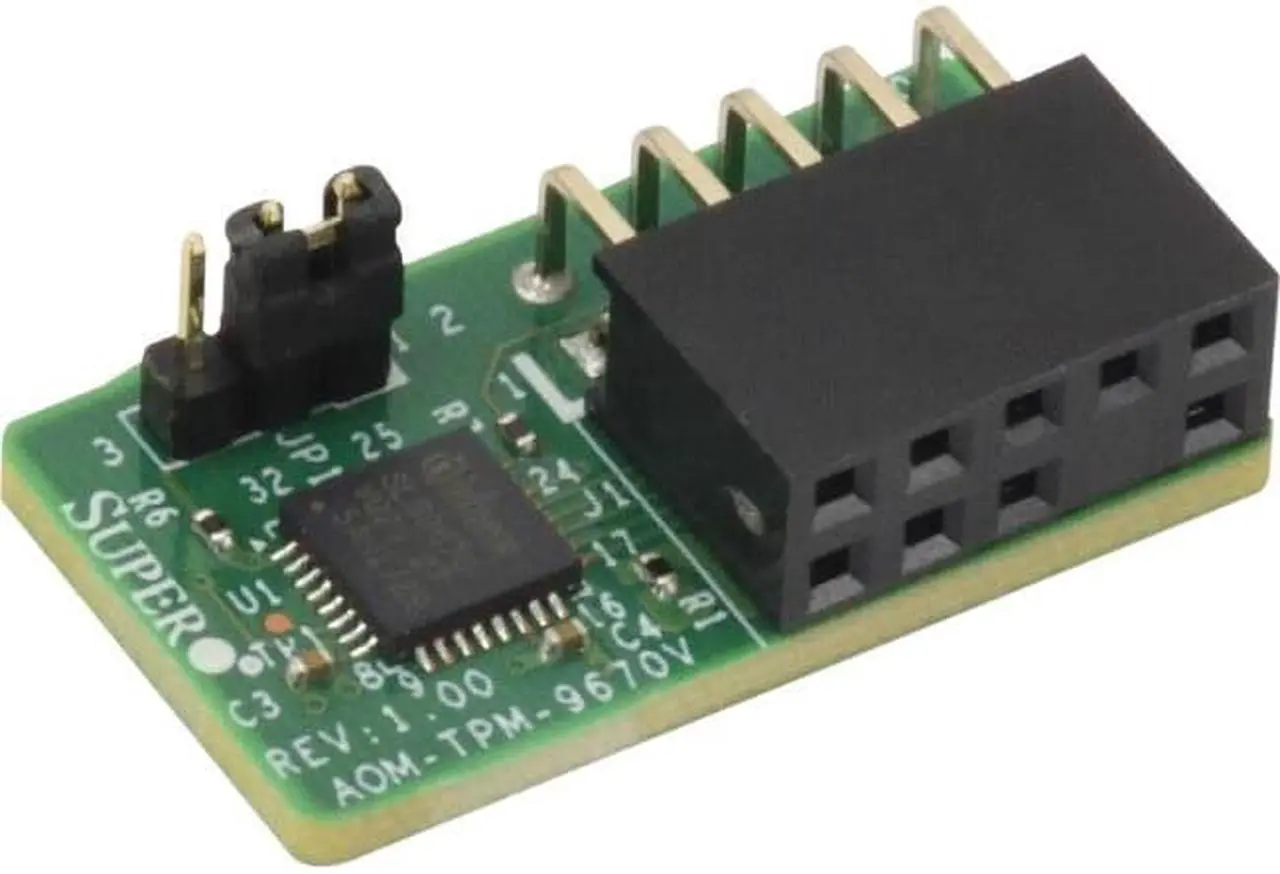 Alt view image 2 of 8 - Supermicro AOM-TPM-9670V-S-O TPM Add-on-Module