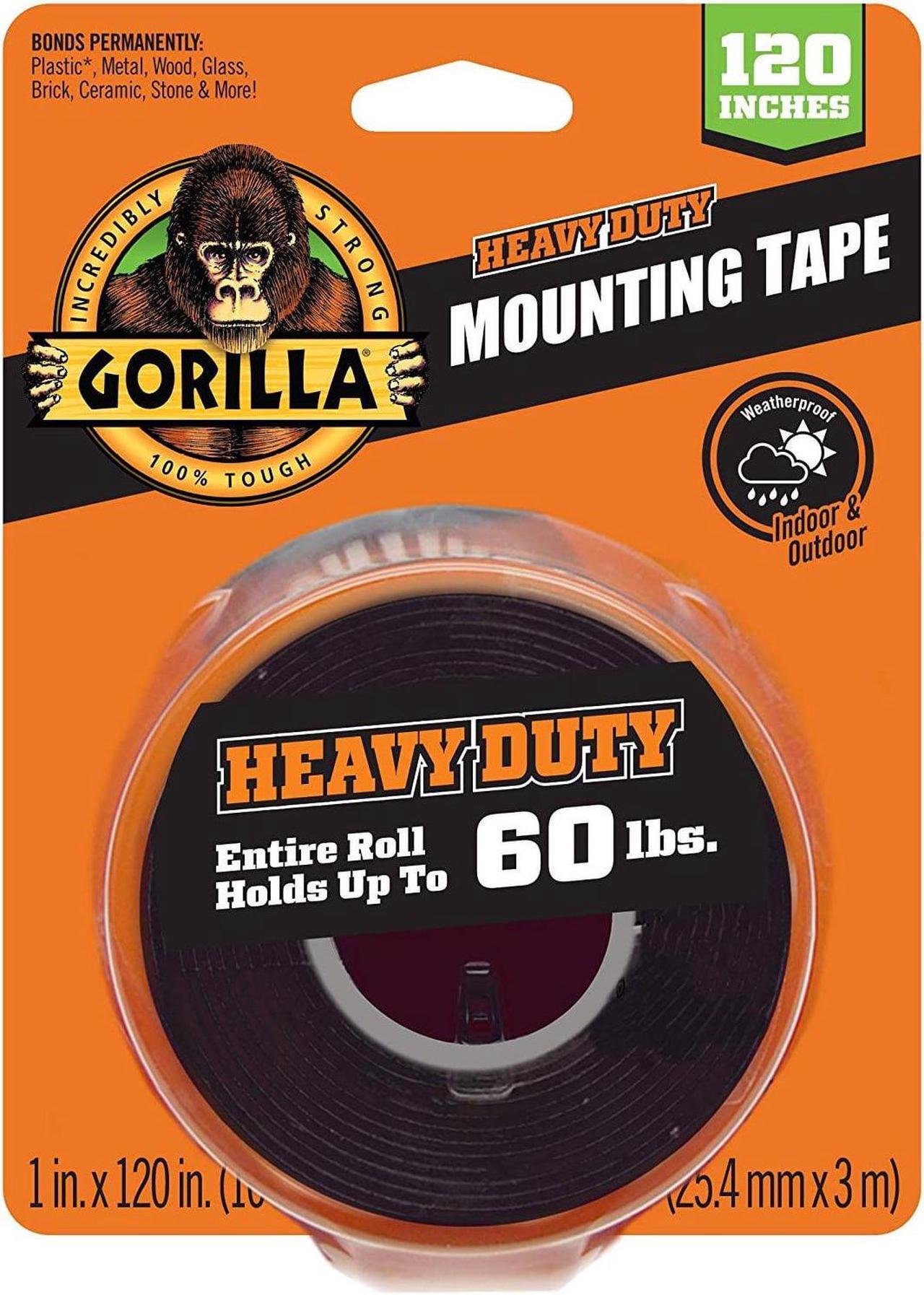 Alt view image 4 of 6 - Gorilla 60lb Blk Mounting Tape 102441
