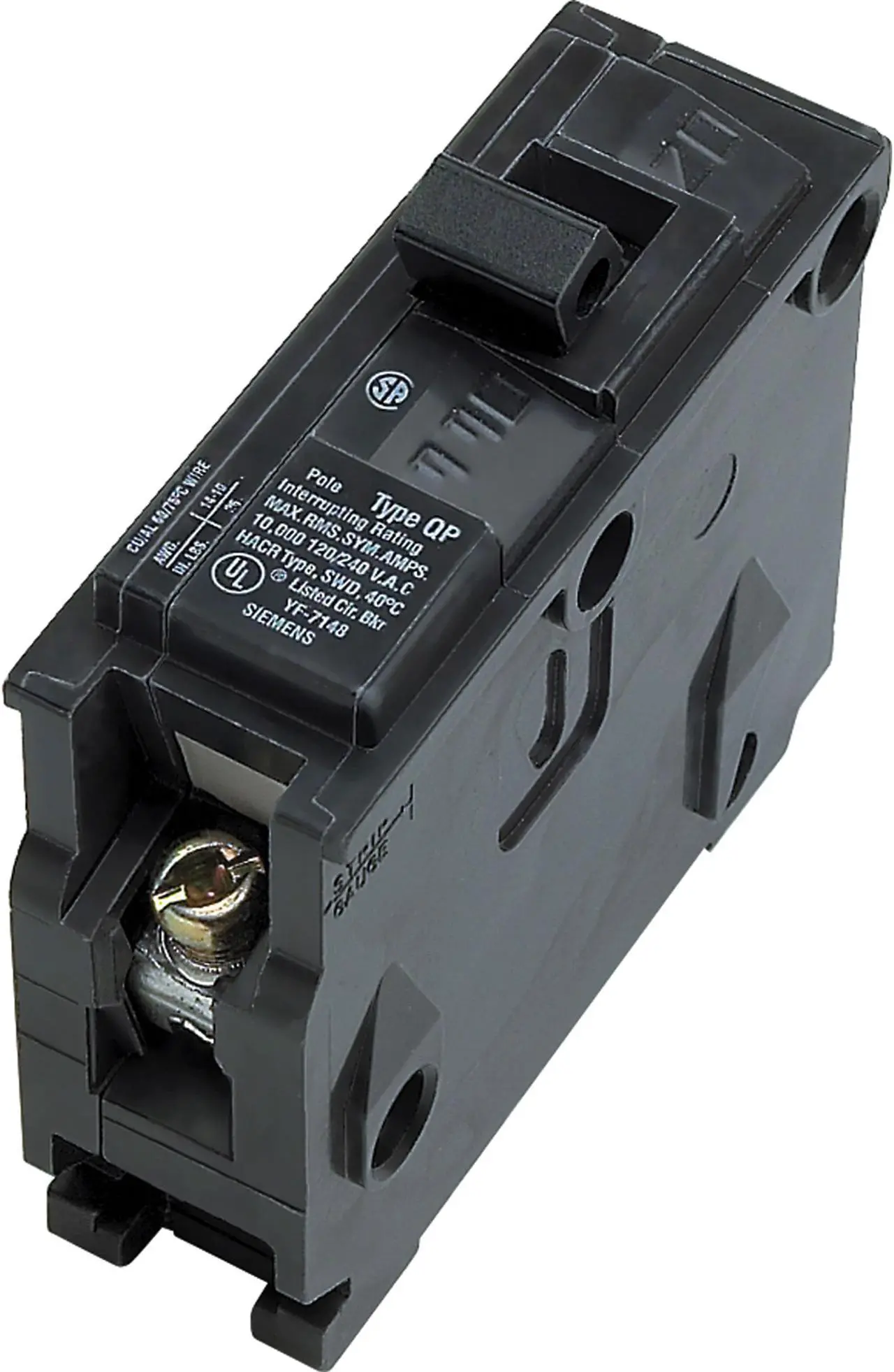 Alt view image 4 of 6 - Q120 20-Amp Single Pole Type QP Circuit Breaker