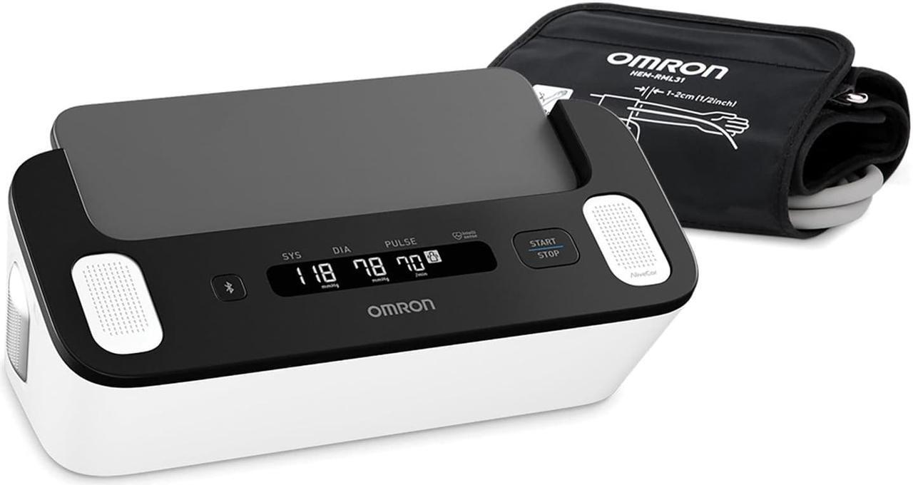 Alt view image 7 of 8 - OMRON Complete Upper Arm Blood Pressure Monitor & EKG