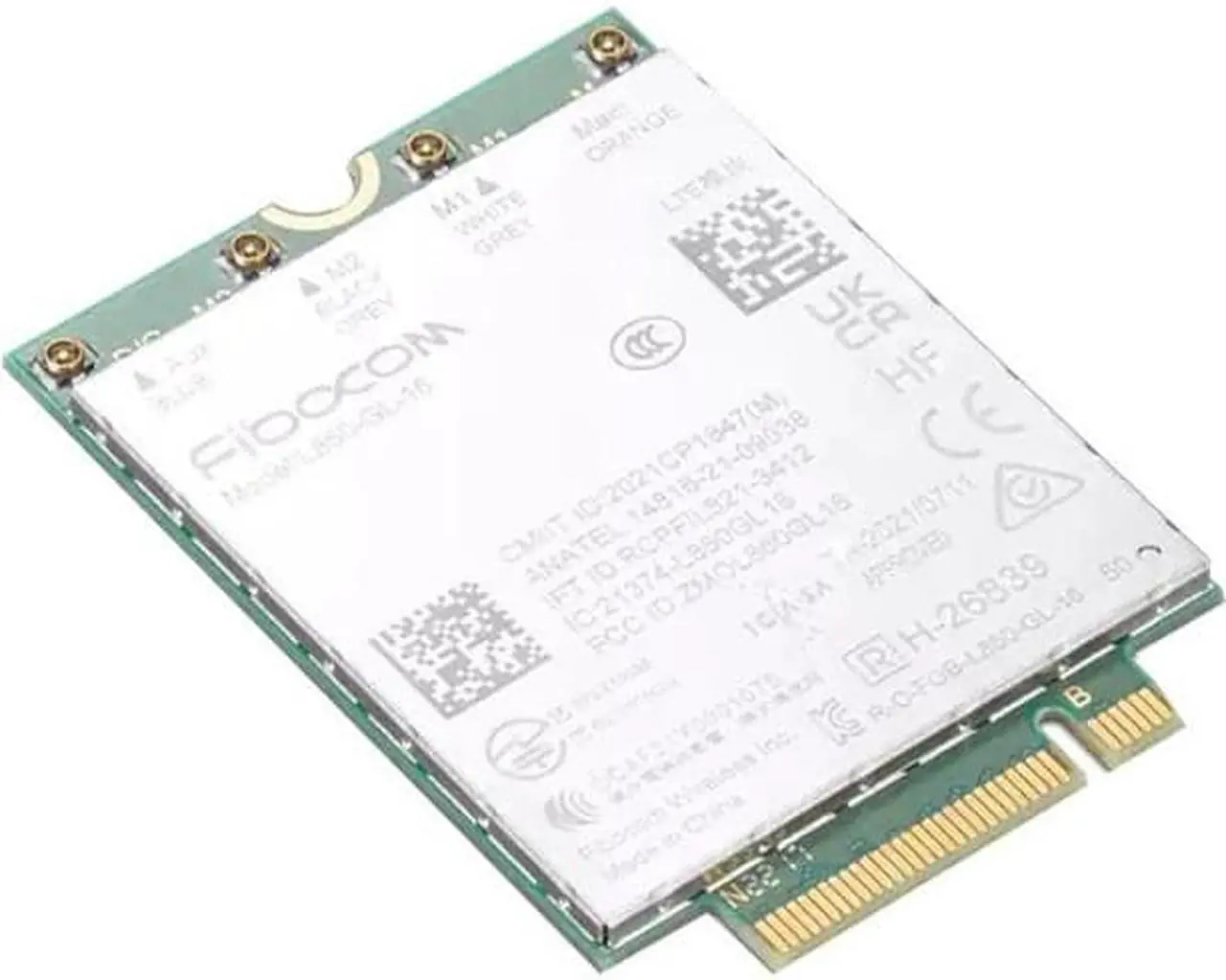 Alt view image 3 of 9 - Fibocom L860-GL-16 - Wireless cellular modem - 4G LTE - M.2 Card - for ThinkPad P14s Gen 3 21AK, 21AL, 21J5, 21J6, T14 G