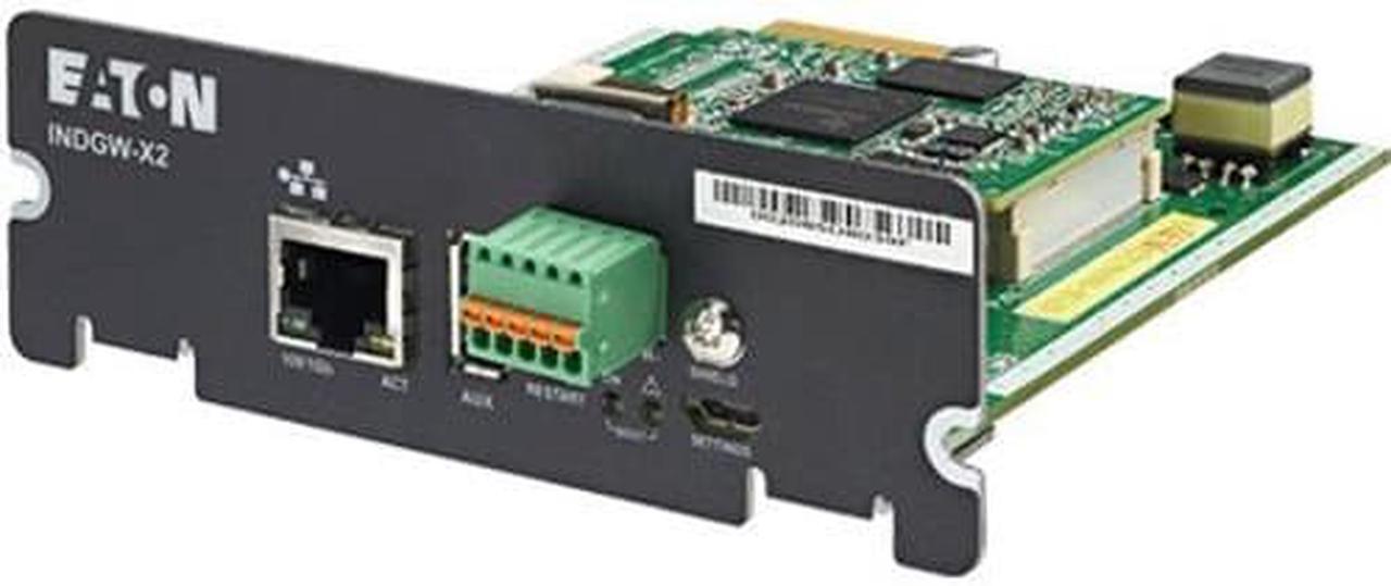 Alt view image 2 of 8 - Eaton INDGW-X2 - Remote management adapter - X-Slot