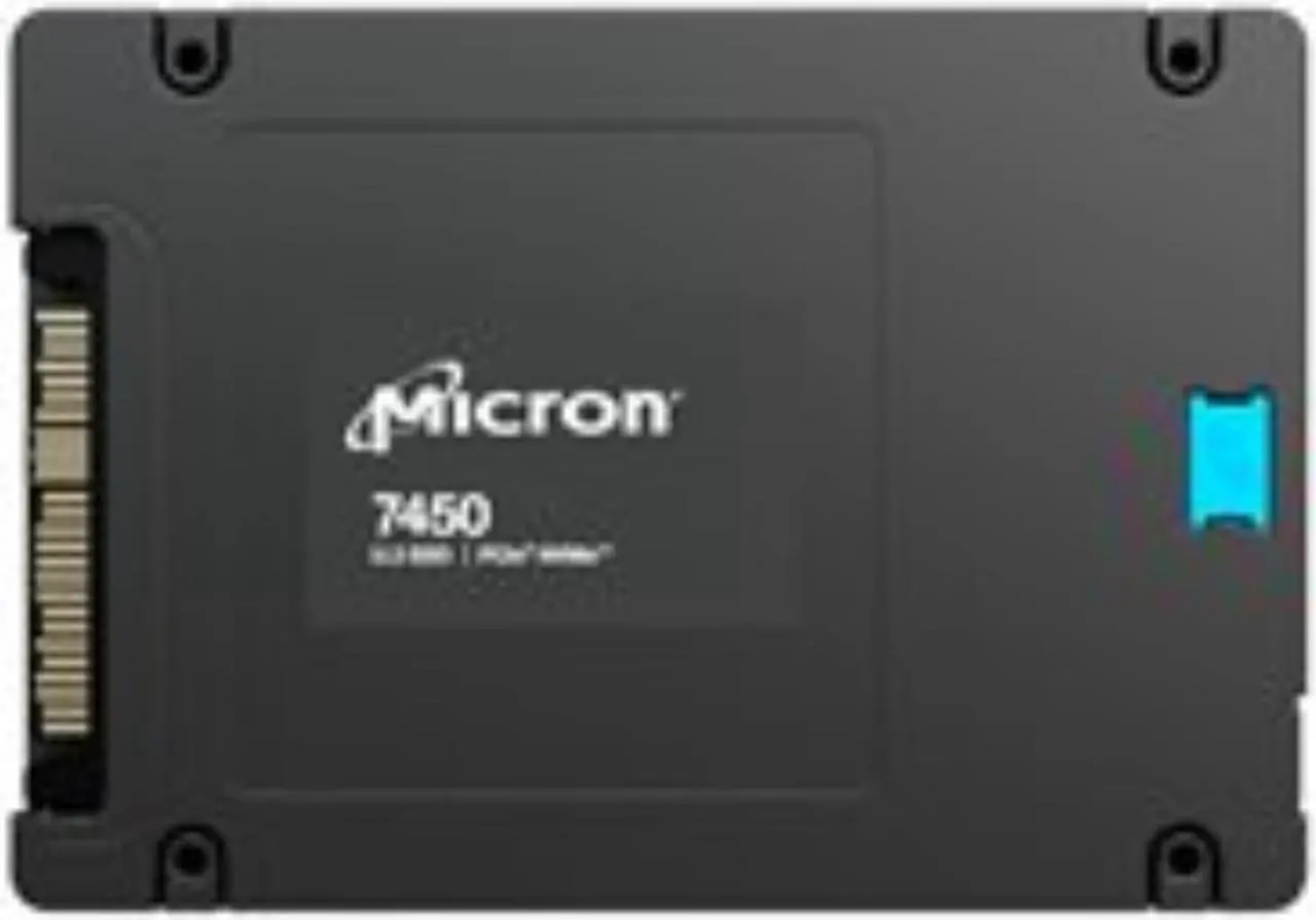 Alt view image 2 of 2 - Crucial 3840 GB Micron 7450 PRO Enterprise encrypted SSD internal - 2.5" - U.3 PCIe 4.0 (NVMe) MTFDKCB3T8TFR-1BC15ABYYR