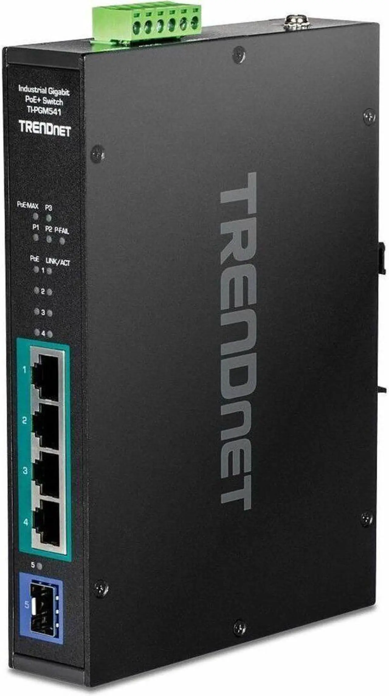 Alt view image 9 of 18 - TRENDnet TI-PGM541, 5-port Industrial Gigabit PoE+ DIN-Rail Switch
-20°  65°C (-4°  149°F)