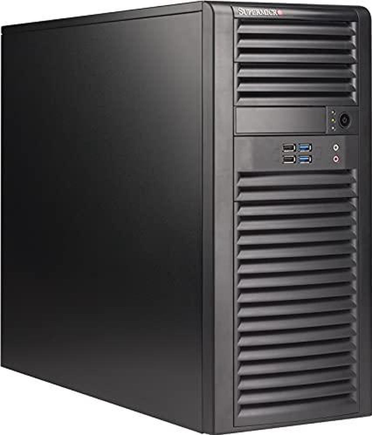 Alt view image 2 of 2 - Supermicro Cse-732D4-668B Mid Tower Chassis With 668W Power Supply