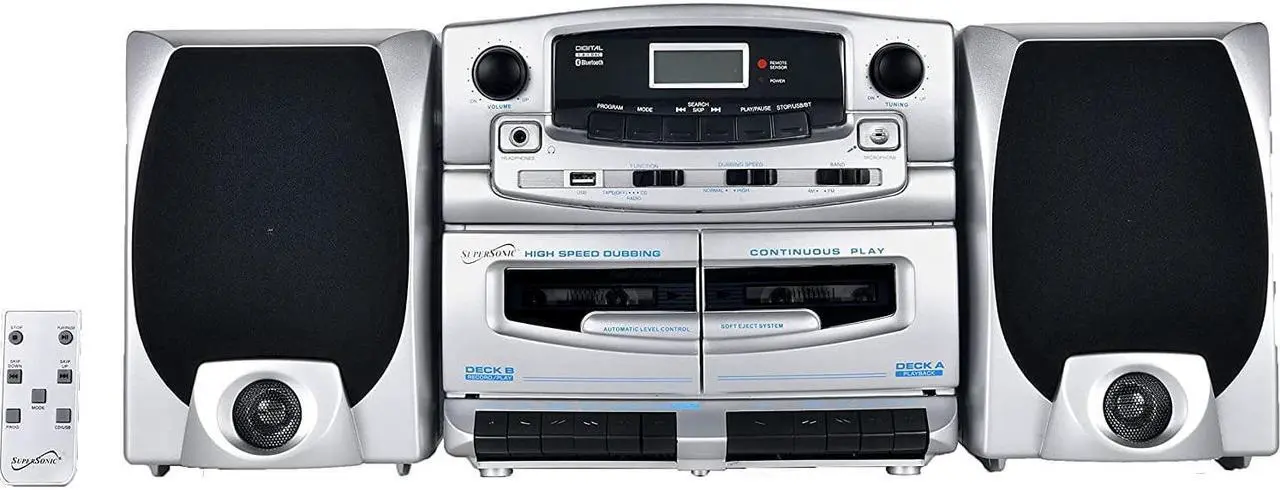 Alt view image 12 of 12 - Supersonic Bluetooth Audio System SC-2121BT