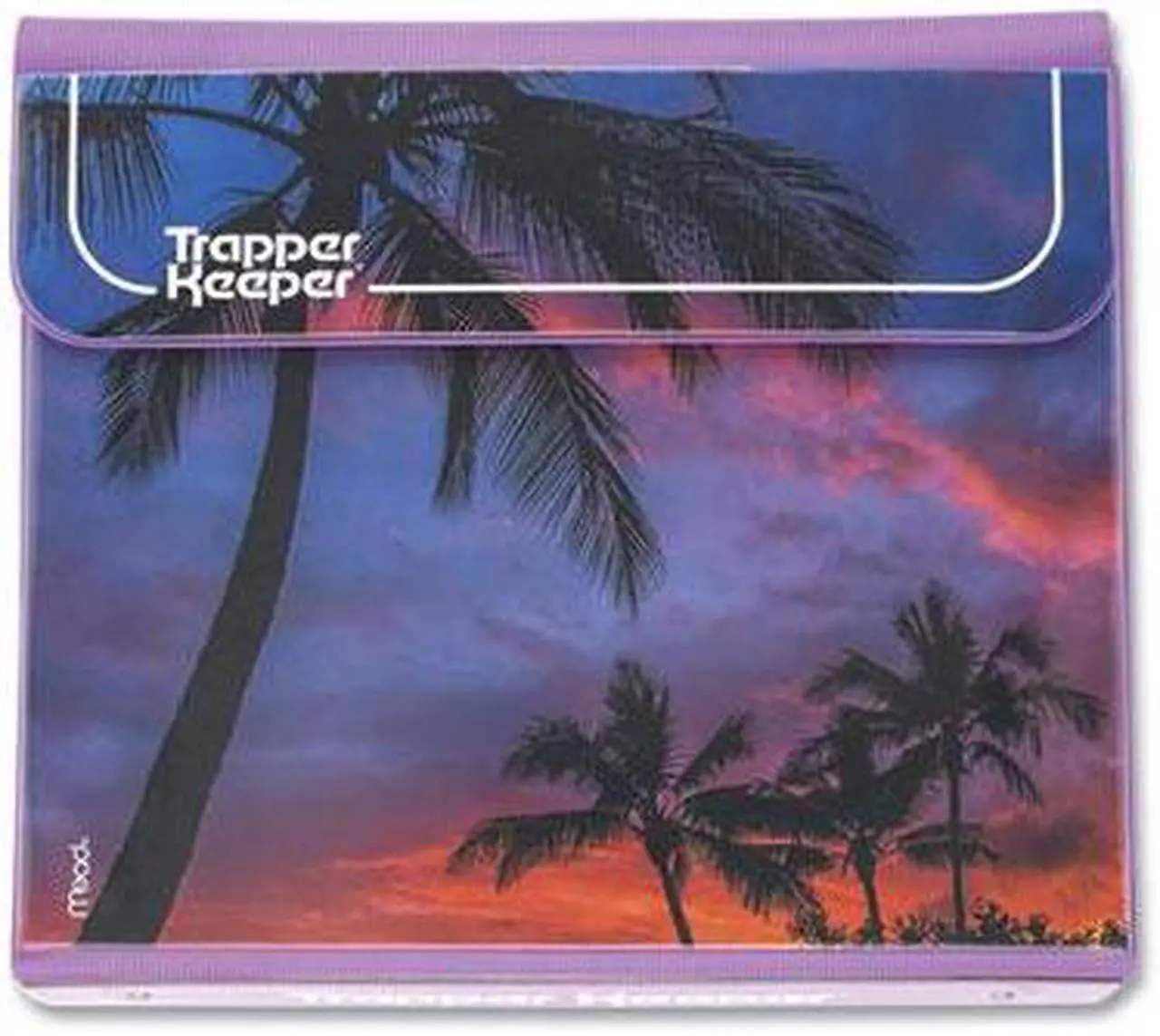 Alt view image 2 of 3 - Trapper Keeper Binder, Retro Design, 1 Inch Binder Palm Trees 260038FDE1-ECM