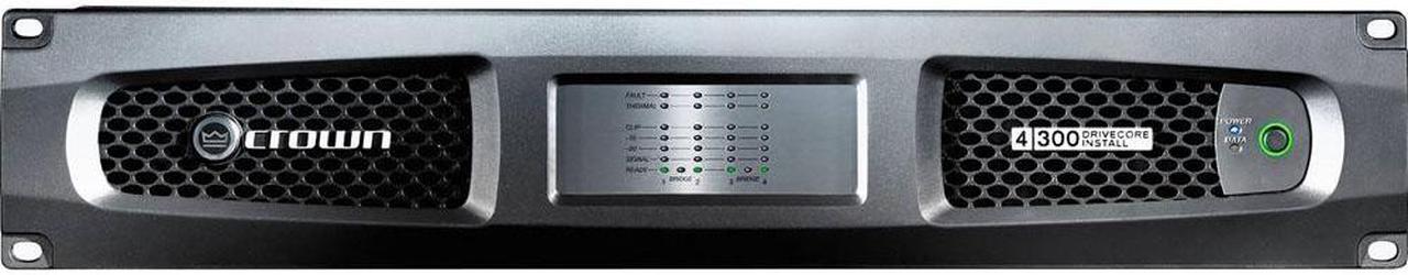 Alt view image 2 of 2 - Crown Audio DCi 4X300 DriveCore Install Analog 4-Ch 4x300W Power Amplifier
