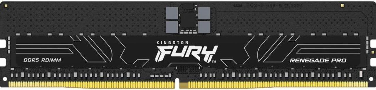 Alt view image 4 of 4 - Kingston FURY Renegade Pro 16GB DDR5 SDRAM Memory Module - For Desktop PC, Workstation - 16 GB (1 x 16GB) - DDR5-5600/PC5-44800 DDR5 SDRAM - 5600 MHz - CL36 - 1.25 V - ECC - Registered - KF556R36RB-16