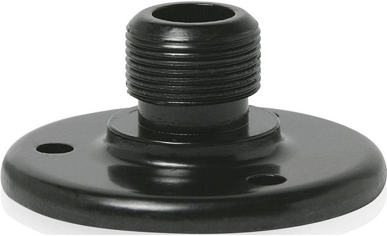 Alt view image 2 of 2 - Atlas AD12BE Surface Mount Male Mic Flange 5/8"-27 Thread, Ebony