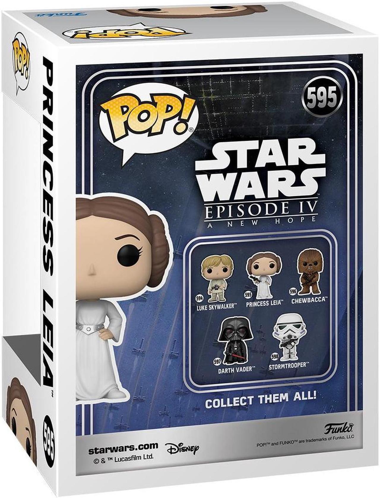 Alt view image 2 of 2 - Funko Pop! Bobble-Head - Princess Leia - Star Wars #595