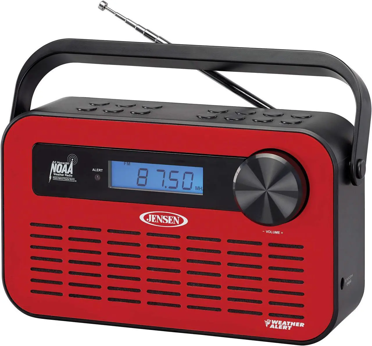 Alt view image 4 of 4 - Jensen JEP250 Portable Digital AM/FM Weather Radio